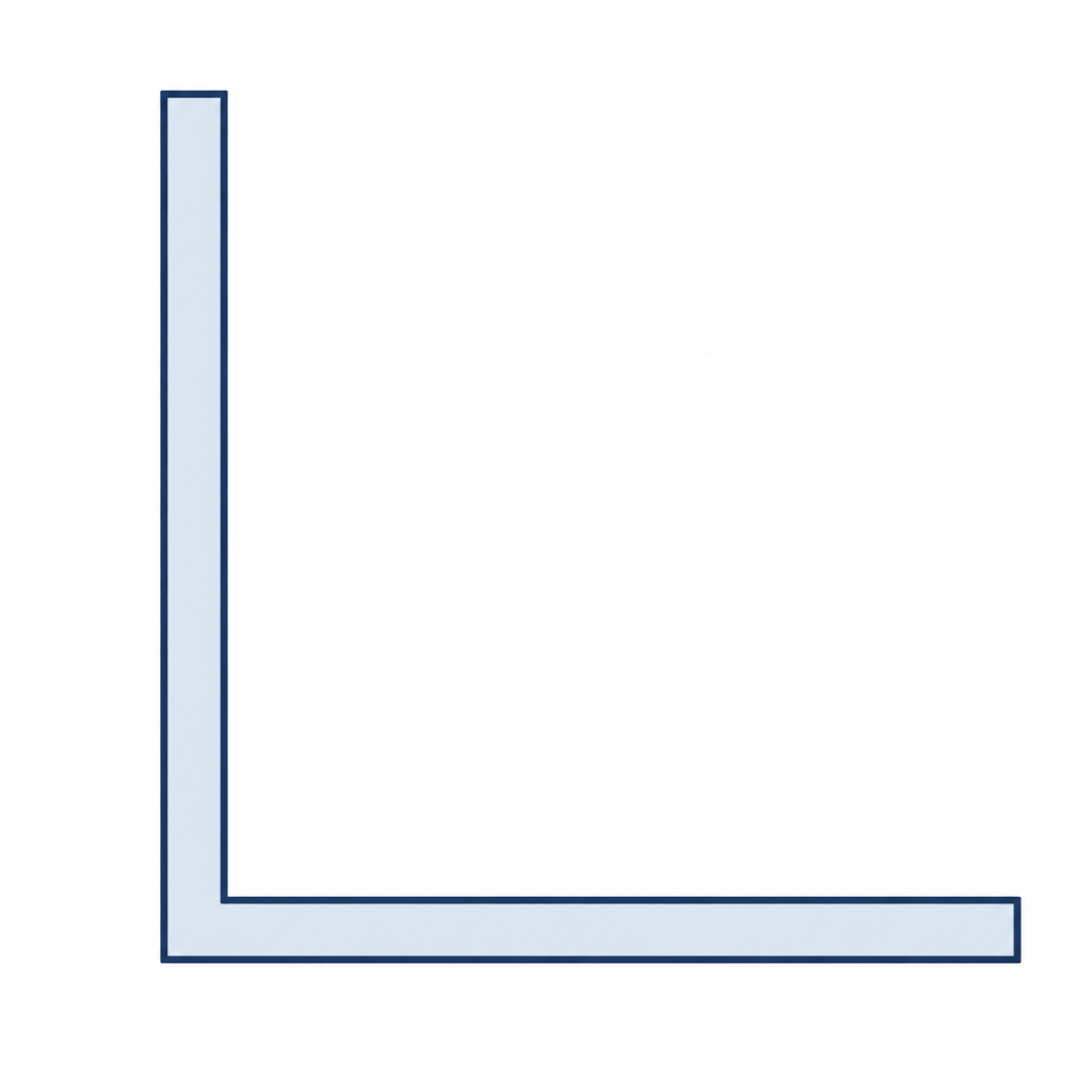 12mm Aluminium Angle - 5 x 2.44m Lengths