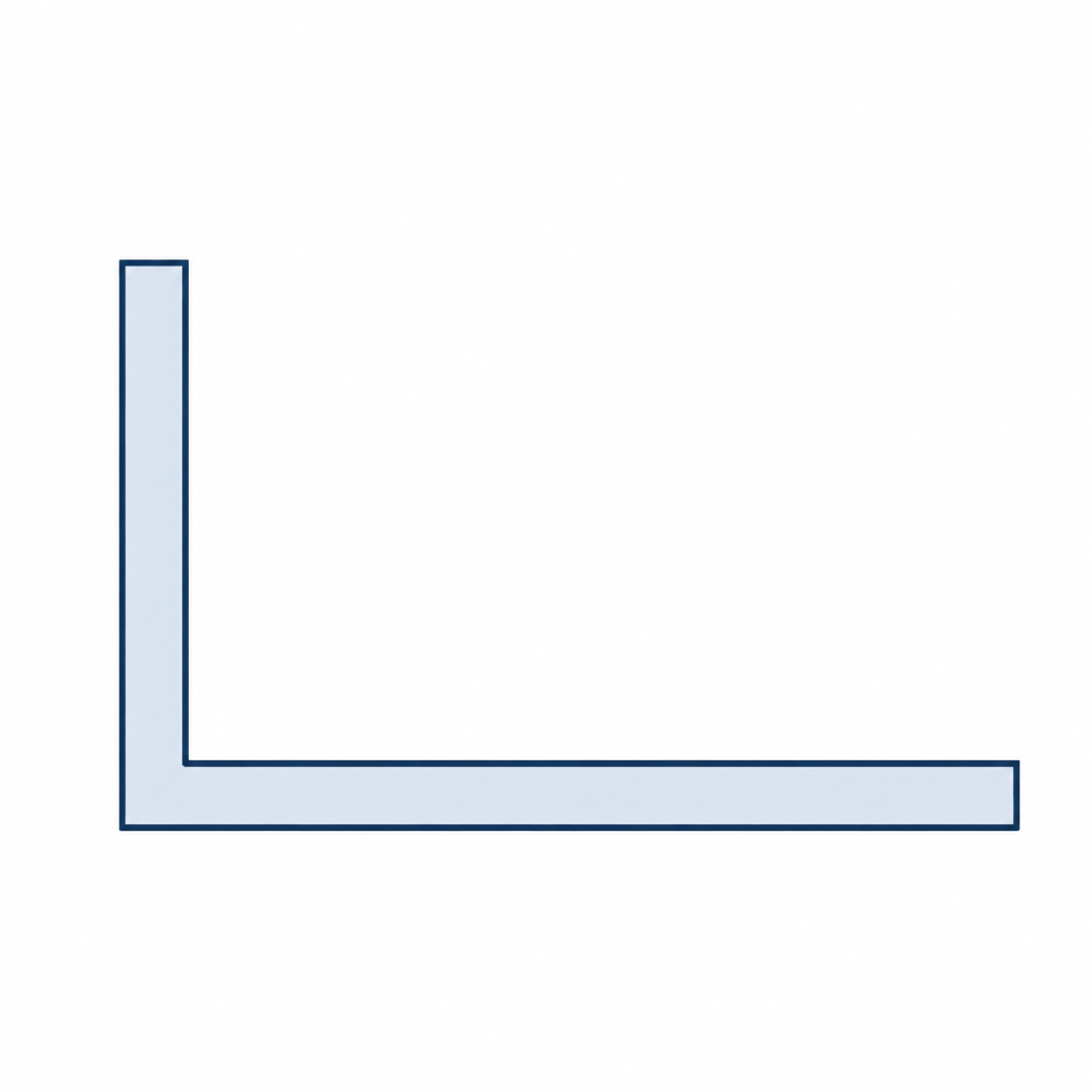 12mm Aluminium Angle 25 x 12mm - 5 x 2.44m Lengths