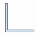 25mm Aluminium Angle - 5 x 2.44m Lengths