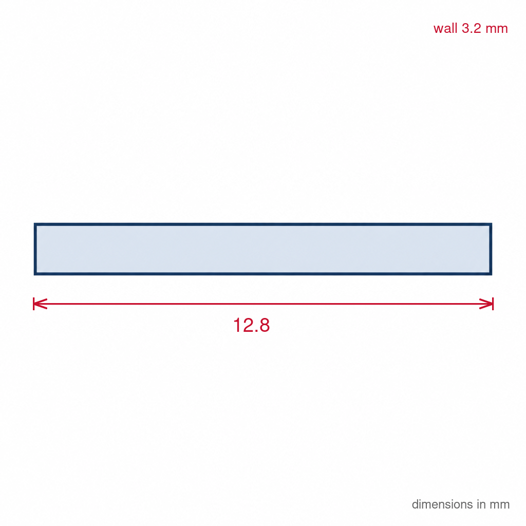 12mm Aluminium Flat Bar - 5 x 2m Lengths