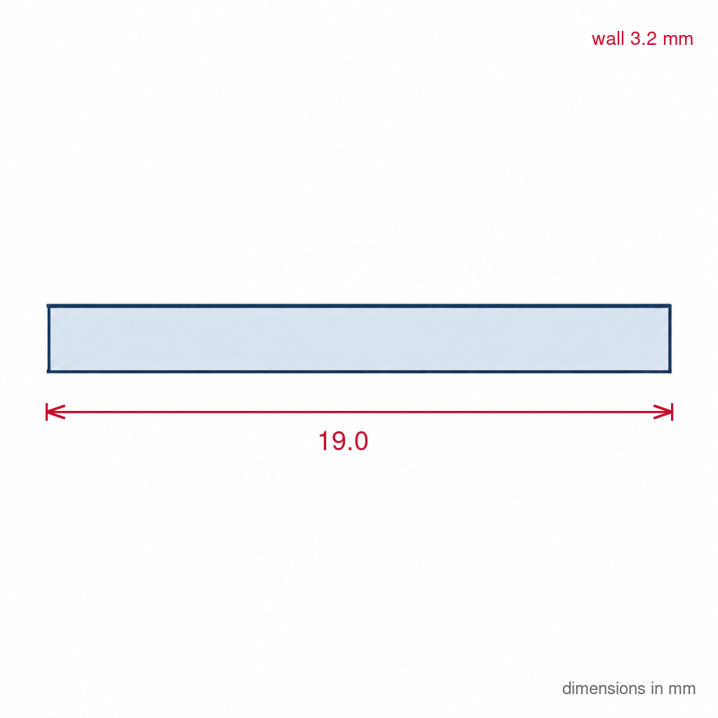 19mm Aluminium Flat Bar - 5 x 2m Lengths