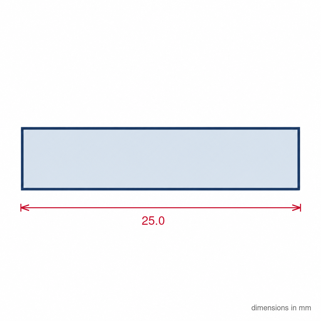 25mm Aluminium Heavy Bar - 5 x 2m Lengths