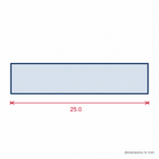 25mm Aluminium Heavy Bar - 5 x 2m Lengths