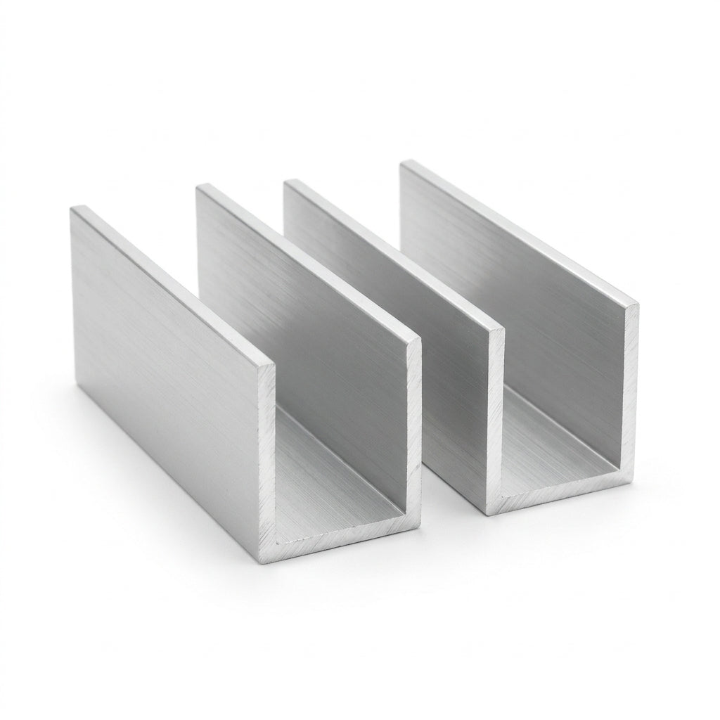 9mm Aluminium Channel - 5 x 2m Lengths