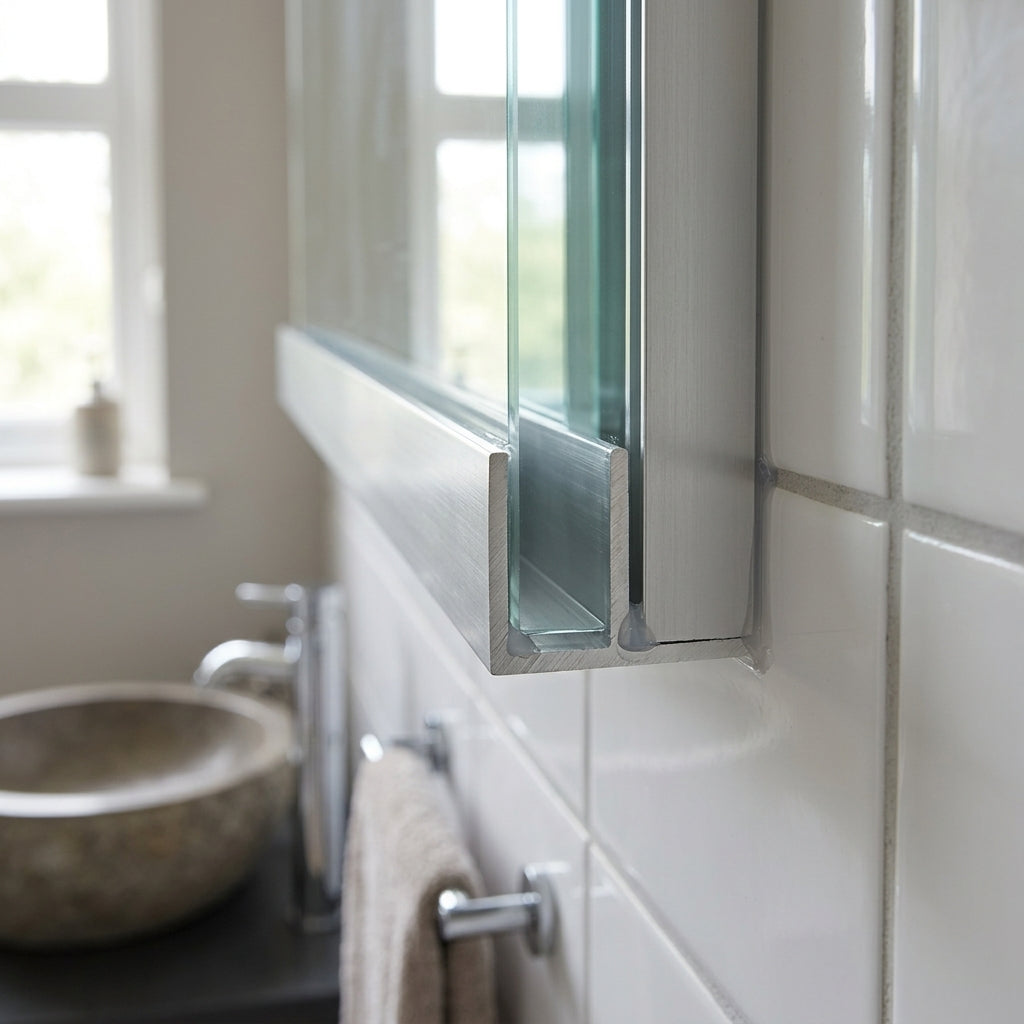 9mm Aluminium Channel - 5 x 2m Lengths
