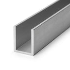 12mm Aluminium Channel - 5 x 2m Lengths