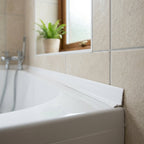 Rigid PVC Overtile Bath Seal White - 5 x 2.44m Lengths