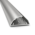 Silver Aluminium Carpet Edge - 5 x 2.7m Lengths