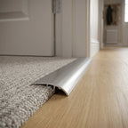 Silver Aluminium Carpet Edge - 5 x 2.7m Lengths