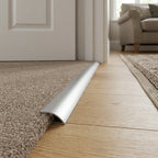 Silver Aluminium Carpet Edge - 5 x 0.895m Lengths