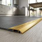 Aluminium Vinyl Edge Gold - 5 x 0.895m Lengths