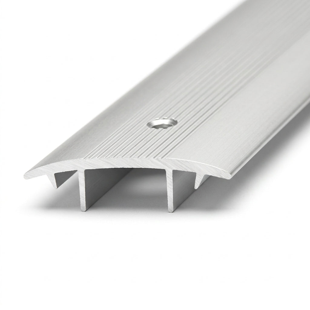 Aluminium Carpet Edge Strip in Silver - Pack of 5, 2.7m Each