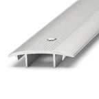 Aluminium Carpet Edge Strip in Silver - Pack of 5, 2.7m Each