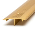 Aluminium Carpet Cover Strip - Gold Finish, 5 x 0.895m Lengths