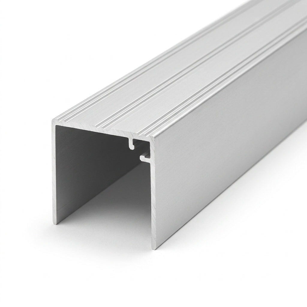 Silver Aluminium Matwell Angle 0.895m - 5 x 0.895m Lengths