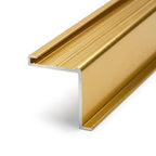 Gold Aluminium Matwell Angle - 5 x 0.895m Lengths