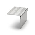 Silver Aluminium Stair Nosing - 5 x 2.7m Lengths