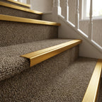 Gold Aluminium Stair Nosing - 5 x 2.7m Lengths