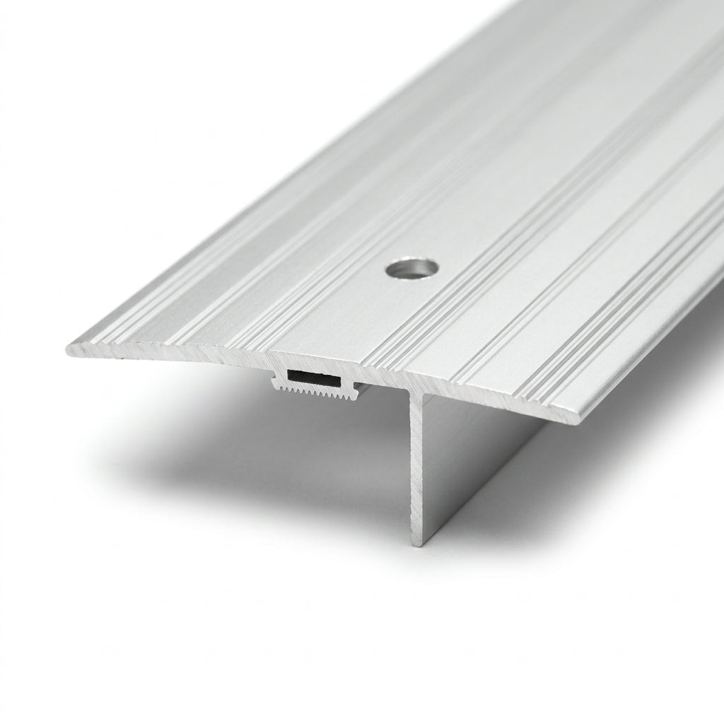 Aluminium Wide Cover Edge Silver 60mm - 5 x 2.7m Lengths