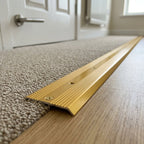 Gold Aluminium Cover Edge - 5 x 0.895m Lengths