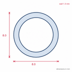 8mm Clear Reel Clear 1 x 50m - Pack of 1