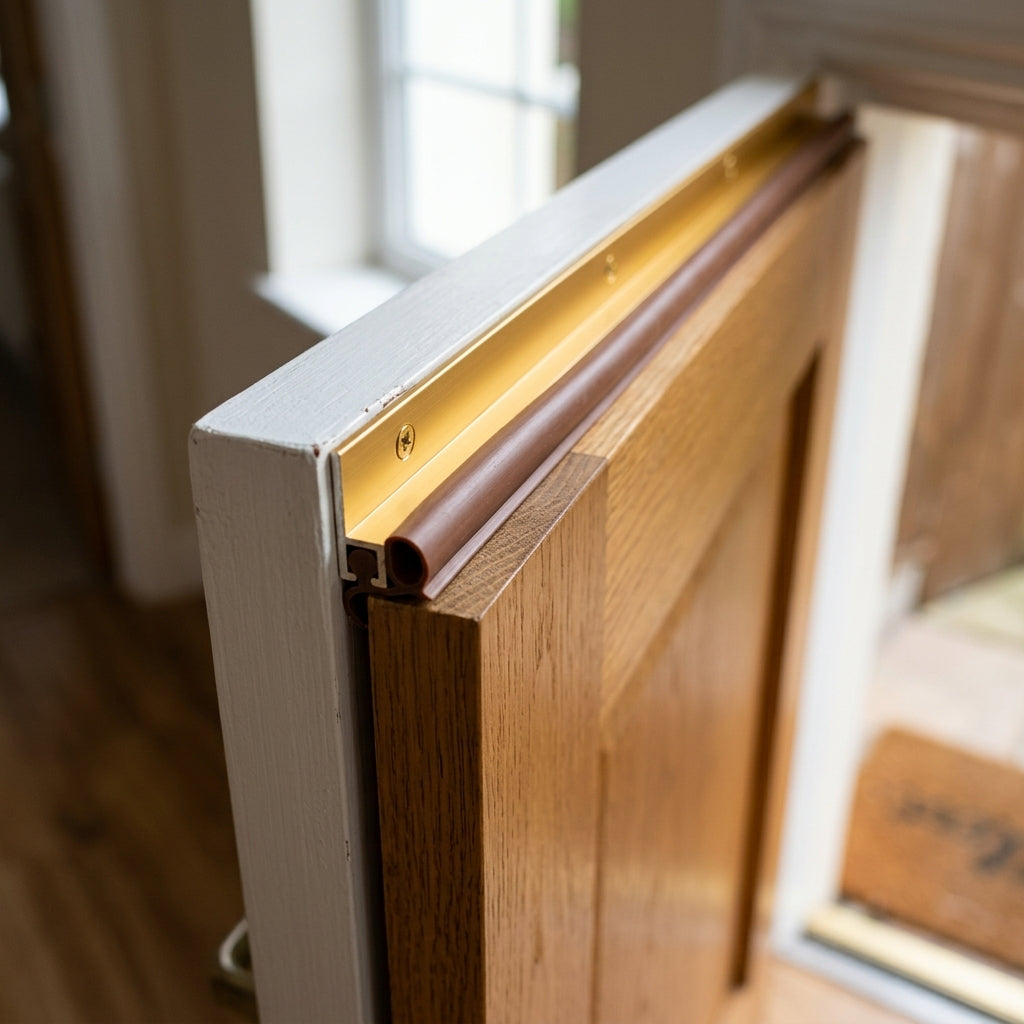 Gold Aluminium Bubble Door Set 2 x 2100mm + 1 x 914mm - Each