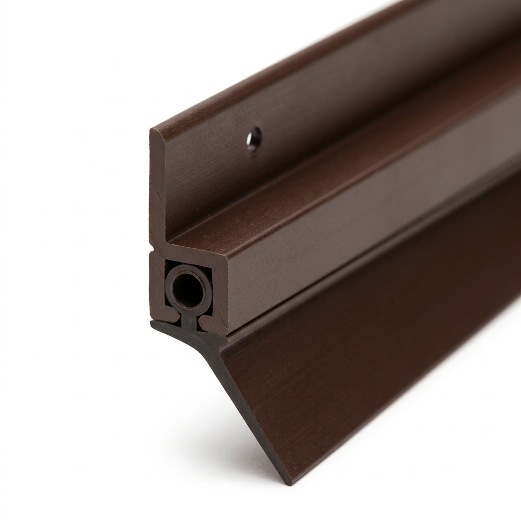 Brown Plastic Blade Door Set 2 x 2100mm + 1 x 914mm - Pack of 1