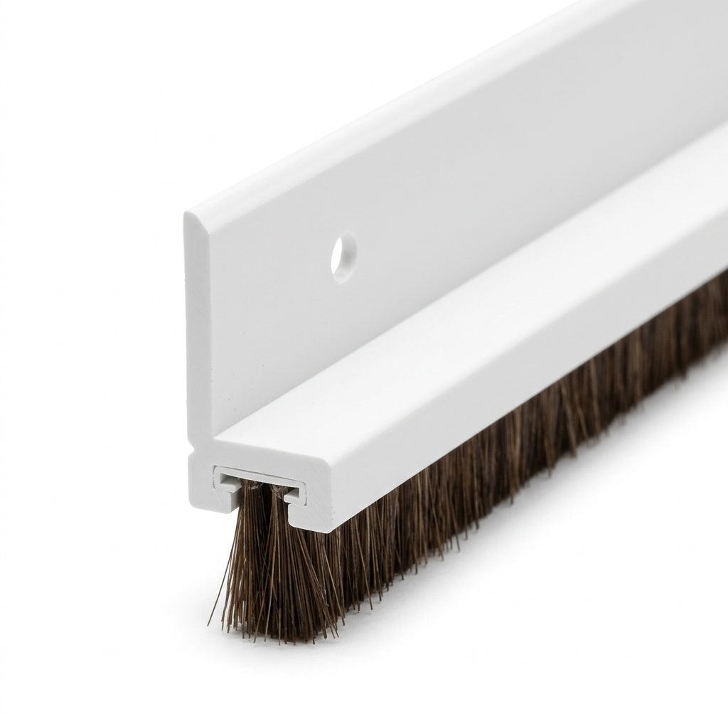 Bristle Door Set White 2 x 2100mm + 1 x 914mm - Pack of 1