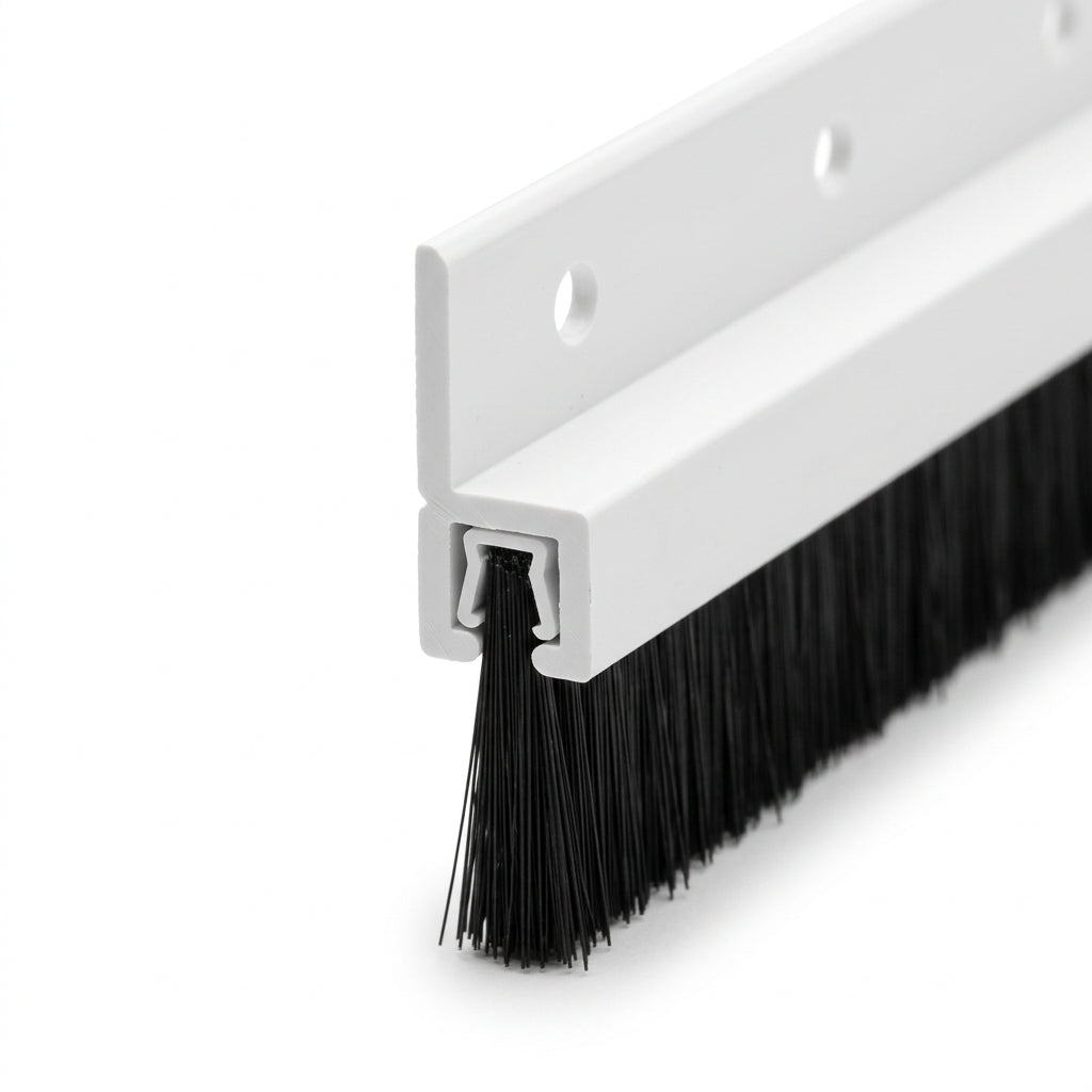 20mm Brush Strip White - 6 x 0.914m Lengths