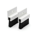 20mm White Brush Door Bottom Excluder - 25 x 0.914m Lengths
