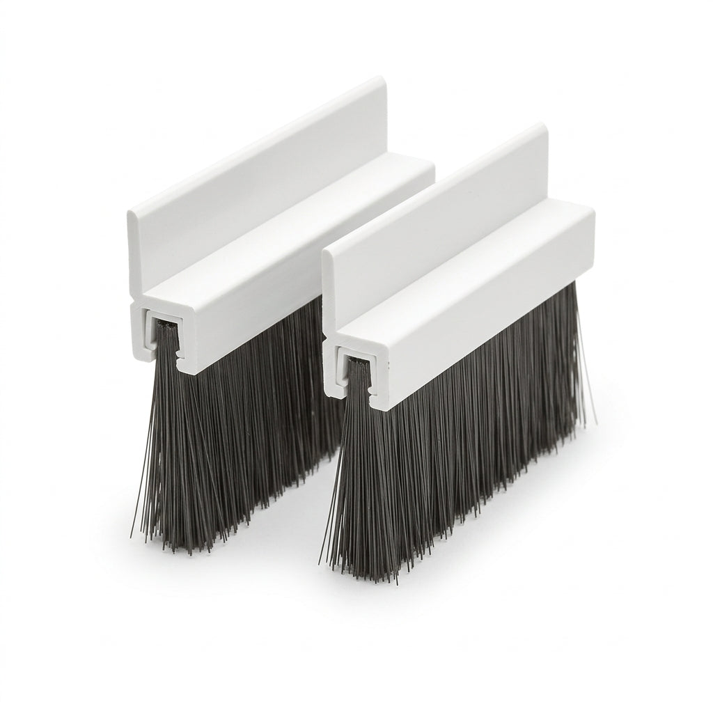 40mm Brush Strip White - 3 x 2.1m Lengths