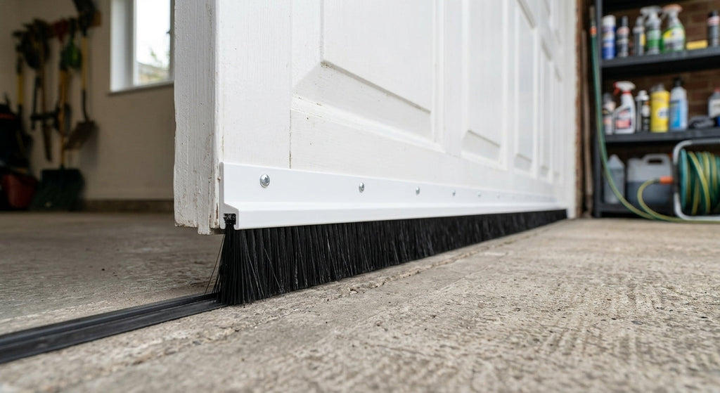 40mm Brush Strip White - 3 x 2.1m Lengths