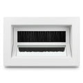 Brush Letterbox Draught Excluder 275 x 45mm White - Pack of 6