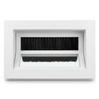 Brush Letterbox Draught Excluder 275 x 45mm White - Pack of 6