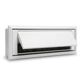 White Flap/Brush Letterbox 275 x 40mm - Pack of 6
