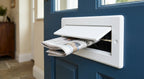 White Flap/Brush Letterbox 275 x 40mm - Pack of 6