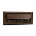 Brown Flap/Brush Letterbox 275 x 40mm - Pack of 6