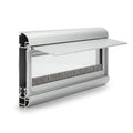Aluminium Letterbox Draught Excluder 250 x 40mm - Pack of 3