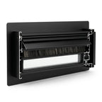 Black Deluxe Flap/Brush Draught Excluder 250 x 40mm - Pack of 3