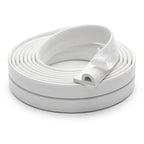EPDM Draught Excluder P Strip Rolls White 9mm x 5m - 10 x 5m Lengths