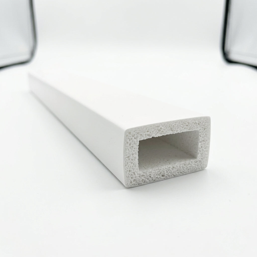 20mm White Vinyl Foam Draught Excluder - 20 x 5m Lengths