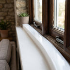 20mm White Vinyl Foam Draught Excluder - 20 x 5m Lengths