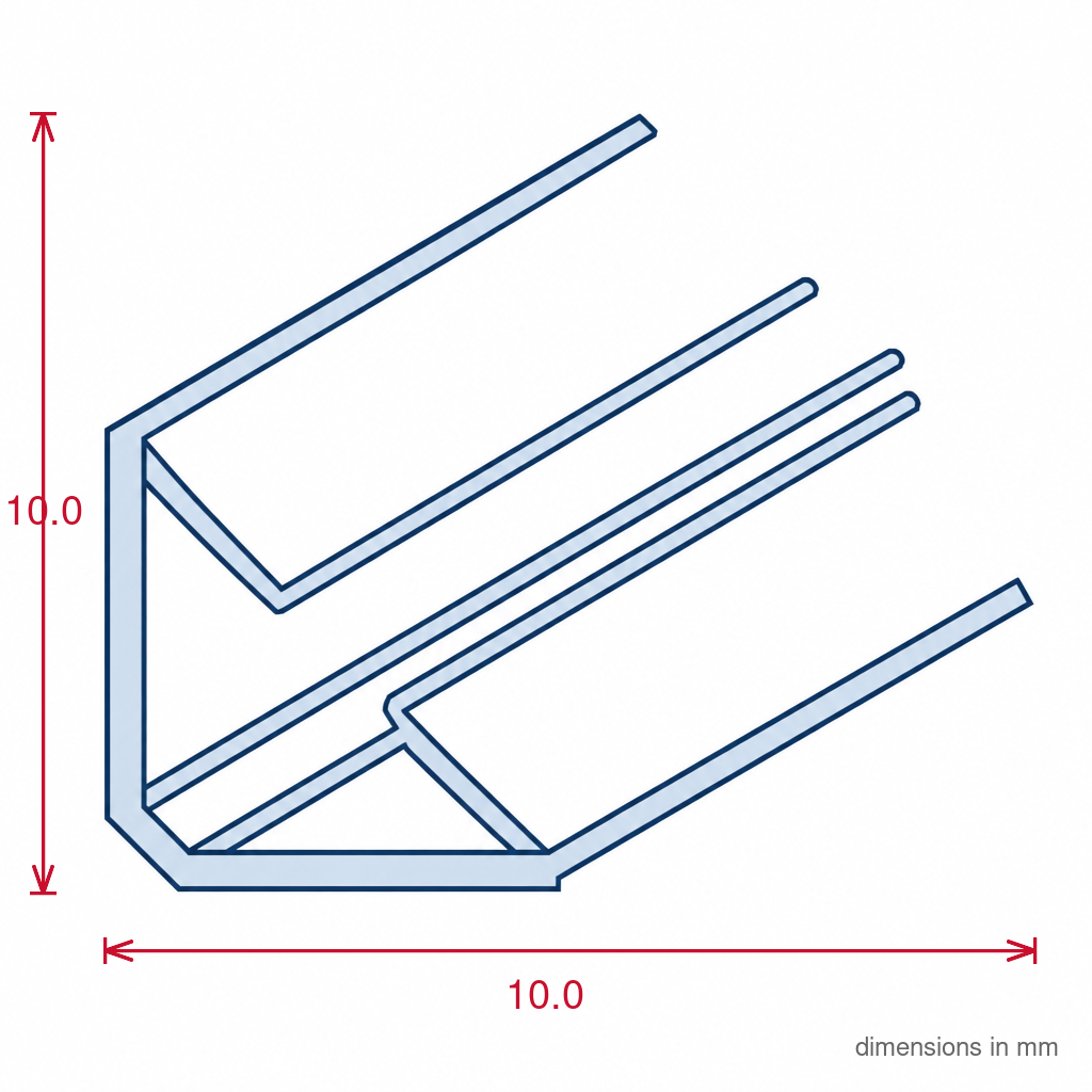 Acoustic Smoke Seal White - 5 x 2.1m Lengths