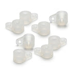 2mm Nylon Clips Natural - Pack of 48