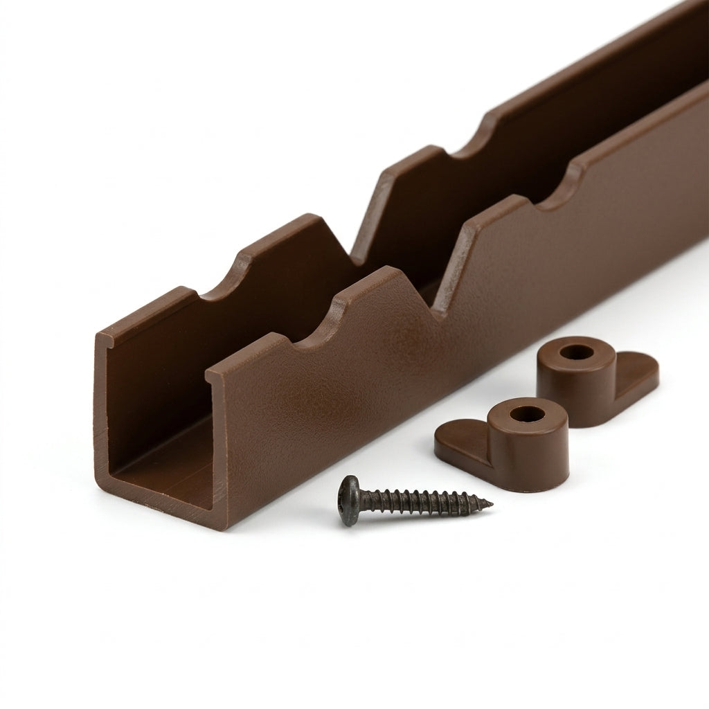 4mm Brown Fittings Pack for Clip - in Secondary Glazing - Pack of 150