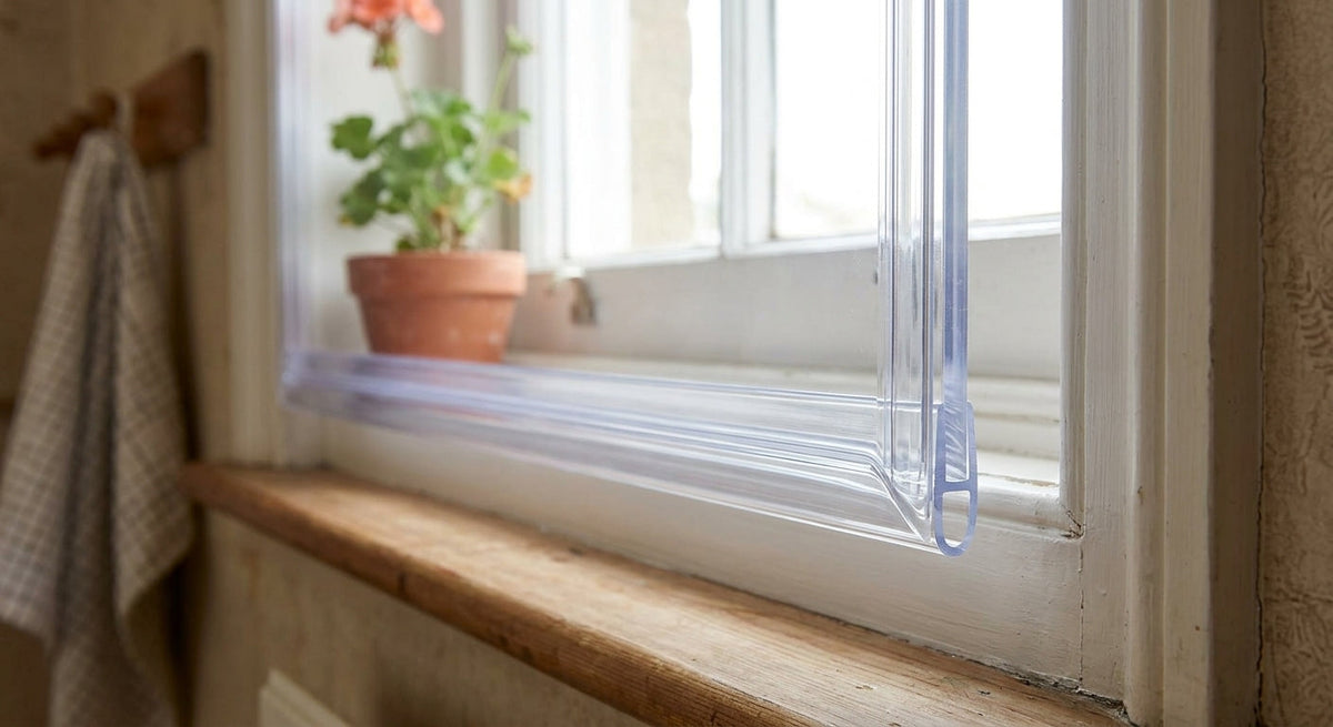 6mm Clear Edging Strip 1 x 30m - Pack of 1