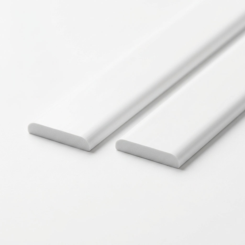 Flexible Plastic Edging White 12.5mm x 30m - Single Length (Pack of 1)
