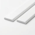 Flexible Plastic Edging White 12.5mm x 30m - Single Length (Pack of 1)