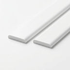 Flexible Plastic Edging White 12.5mm x 30m - Single Length (Pack of 1)