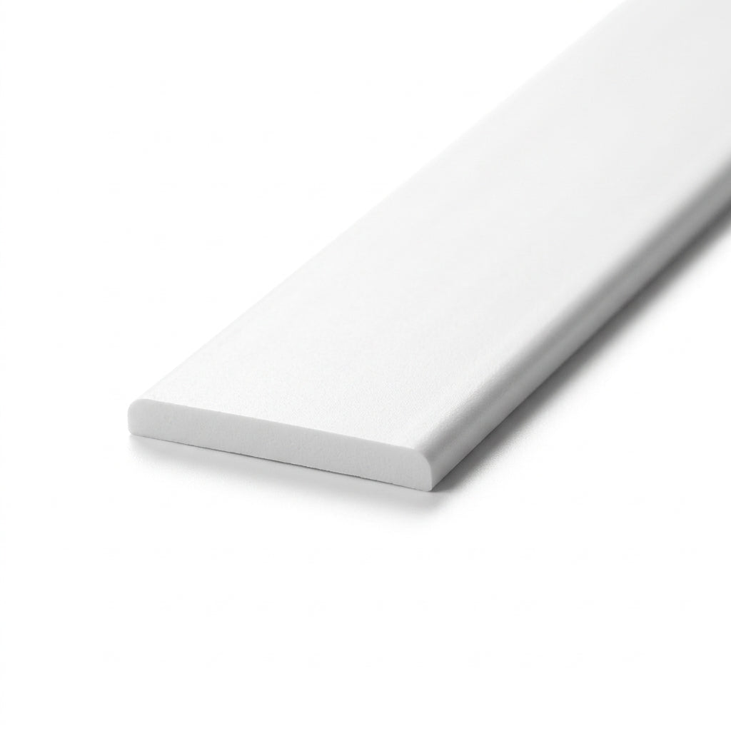 White 19mm Flexible Edge Protectors - Pack of 1, 30m Length
